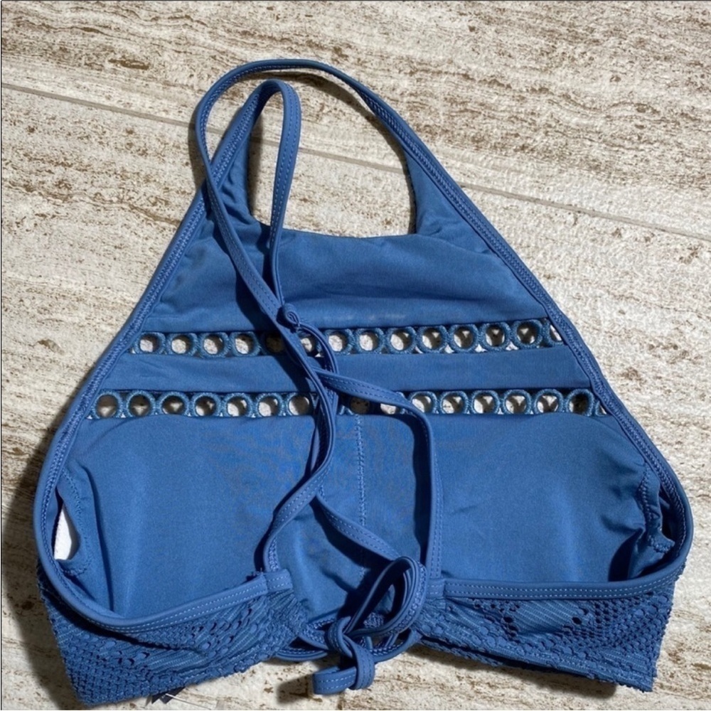 Aerie blue halter swim top. Size Small‎ - Picture 3 of 5